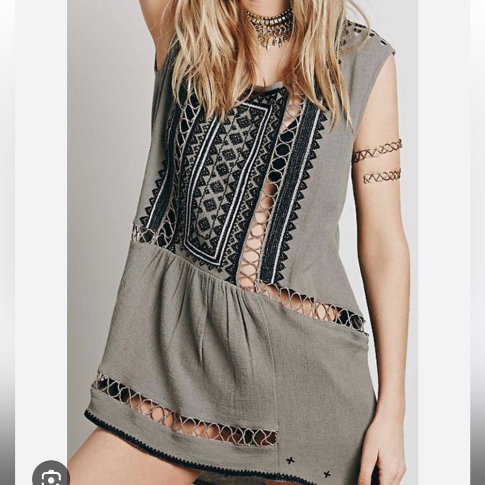 Free People Beaded Tunic